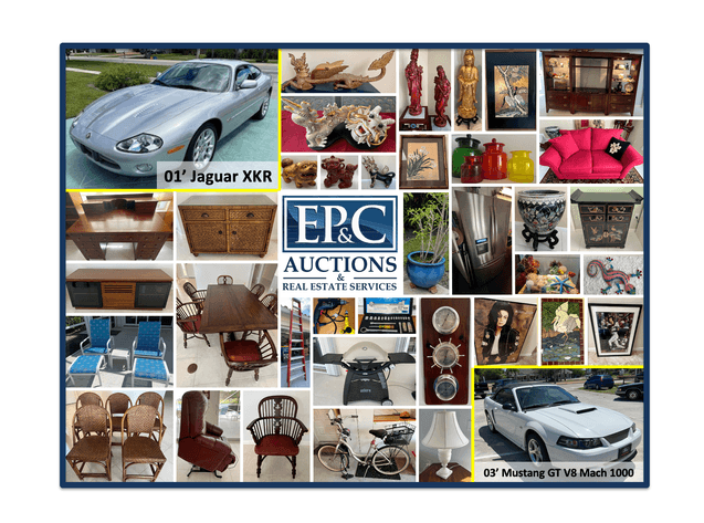 Image for Online Only Auction of 3 Households and 2 Cars: Mustang and Jaguar!
