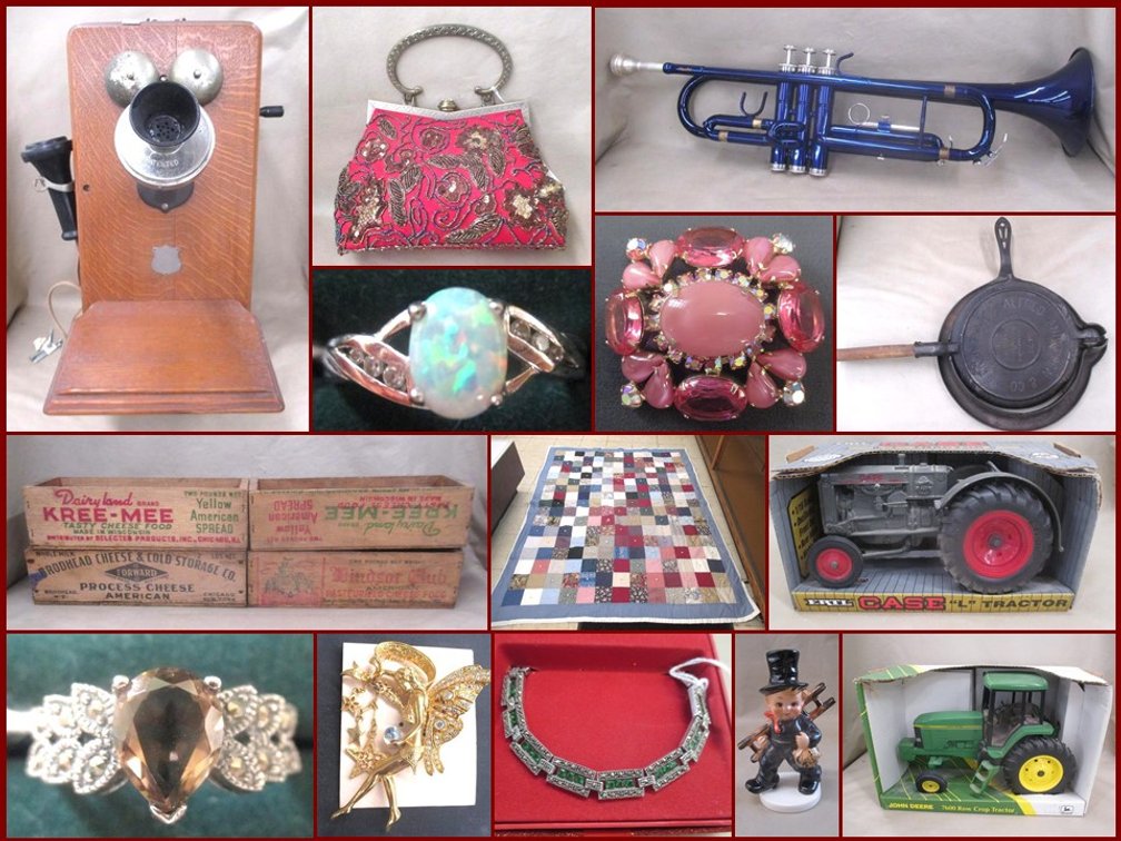Image for Jewelry, Antiques and Collectibles (mint green tag)