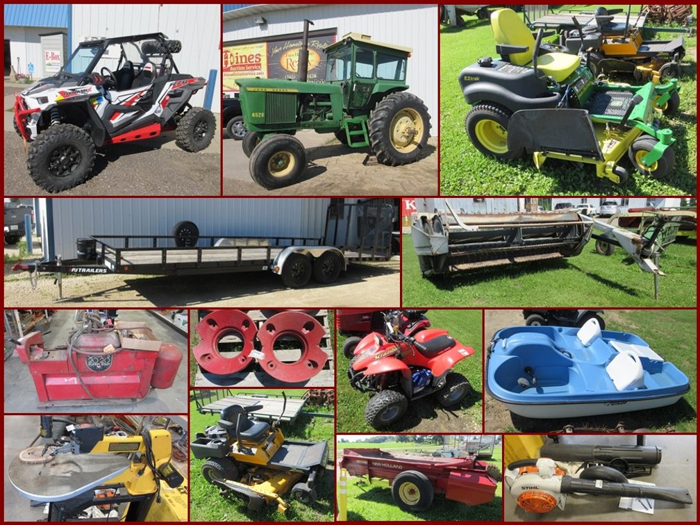 Image for Polaris Rzr UTV, John Deere Tractor, Machinery, Tools, Lawn & Garden (gray tag)
