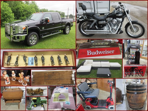 2016 Ford F250, Harley, Antiques, Household, Lawn & Garden (blue tag)