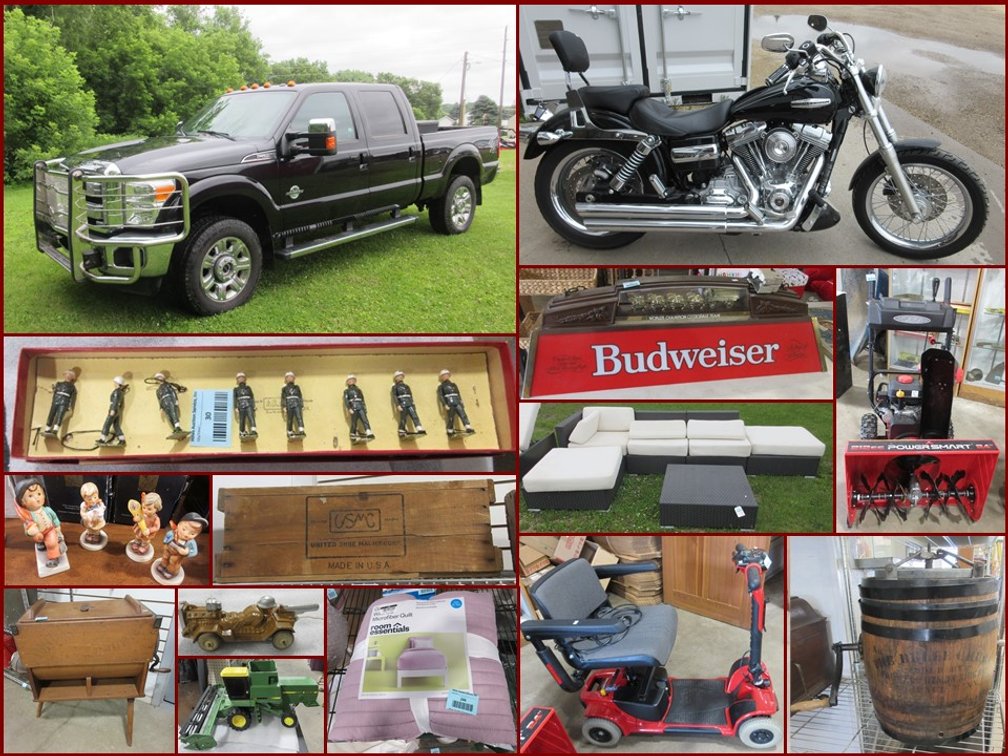 Image for 2016 Ford F250, Harley, Antiques, Household, Lawn & Garden (blue tag)