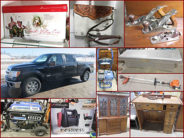 2013 Ford F150, Tools, Collectibles & New Hardware (Orange Tag)