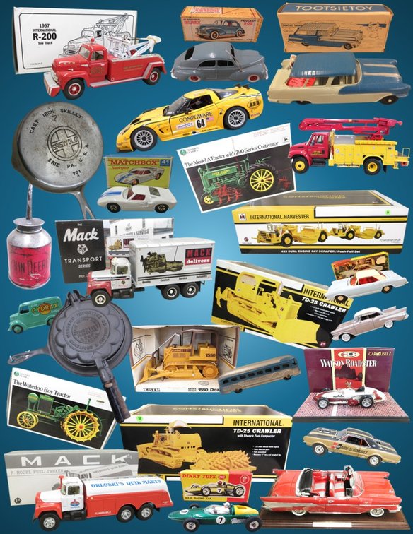 Image for Private Collection-Die-cast and Antiques (blue tag)