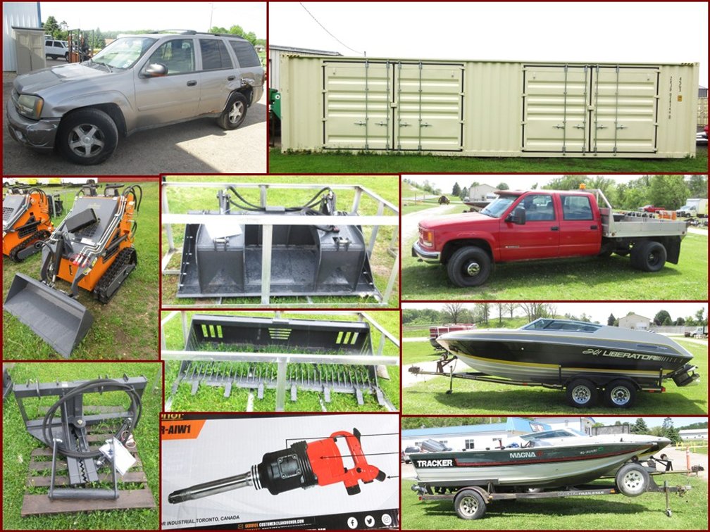 Image for Storage Container, Mini Skid Steer, Attachments and Boats (yellow tag)