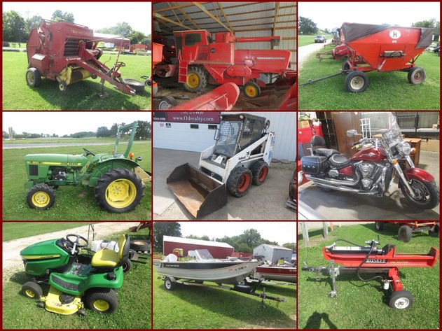 July Machinery, Bobcat Skid Steer, Tires, Boats and Outdoor (yellow tag)