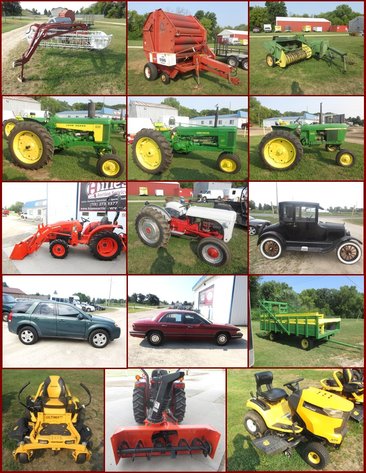 August Vehicle, Farm Machinery and Tools (yellow tag)