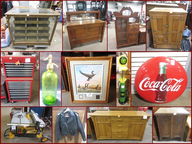 Furniture, Tools and Antiques (orange tag)
