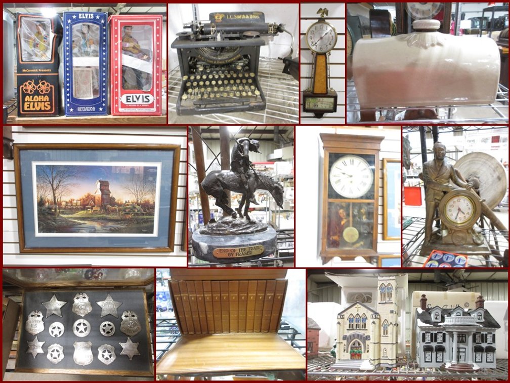 Image for Bjork Estate - Radko, Dept. 56, Dolls, Clocks & Antiques (green tag)