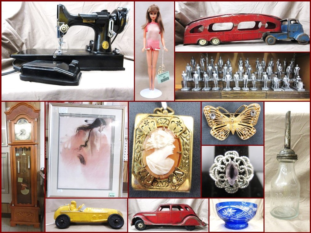 Image for Antiques, Prints, Sterling and Collectibles (green tag)