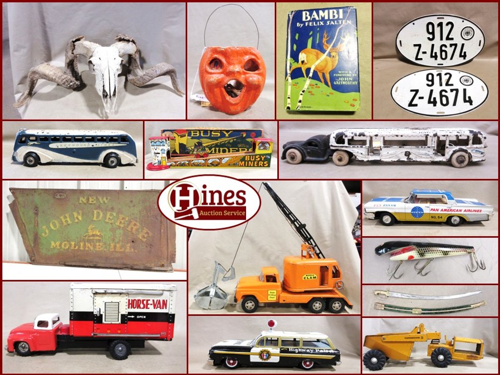 Image for Vintage Sporting, Fishing, Toys and Antiques (gold tag)