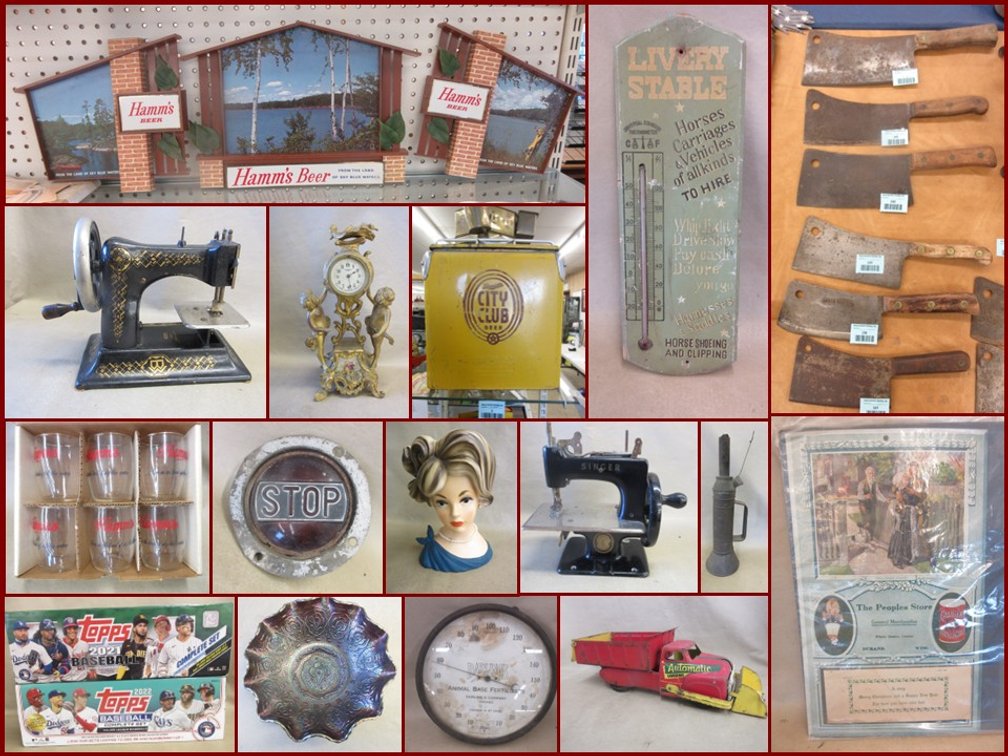 Image for Railroad Collectibles, Primitives, Coins, Antiques & Collectibles (blue tag)