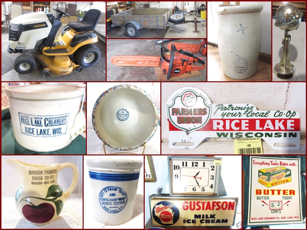 Image for Messner Stoneware, Rice Lake Memorabilia & Household