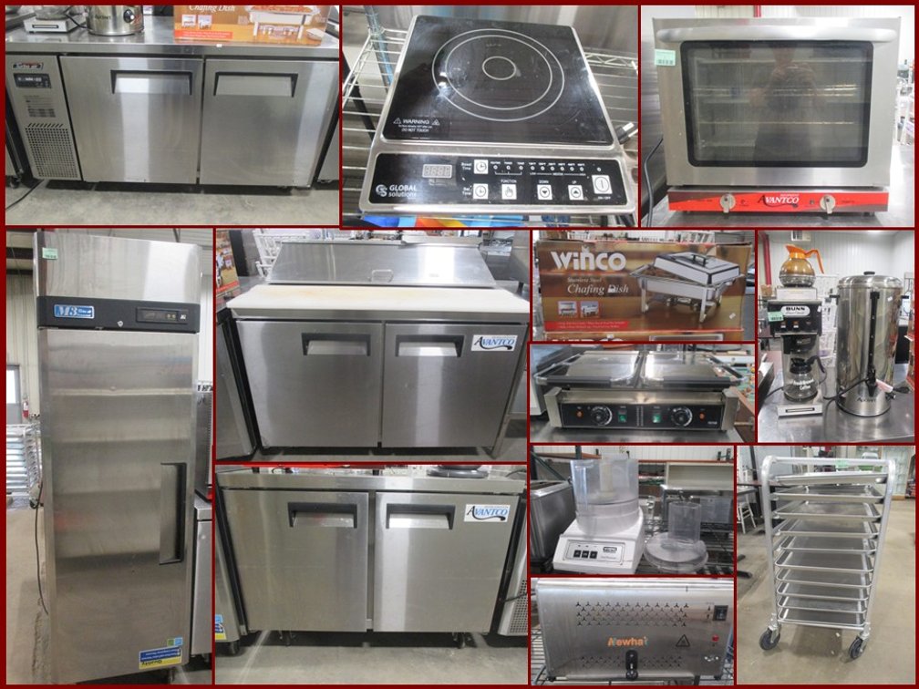 Image for Restaurant Equipment, Cookware, Pizza Parlor Equipment and Furniture (mint green tag)