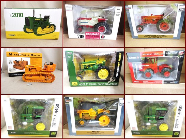 Die-Cast Farm Toys, Semi Tractors and Curios (purple tag)