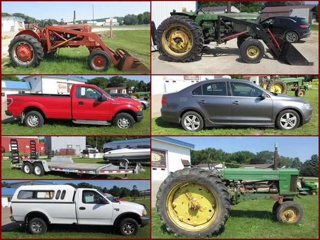 July Vehicles, Farm Machinery, Tools and Outdoor (gold tag)