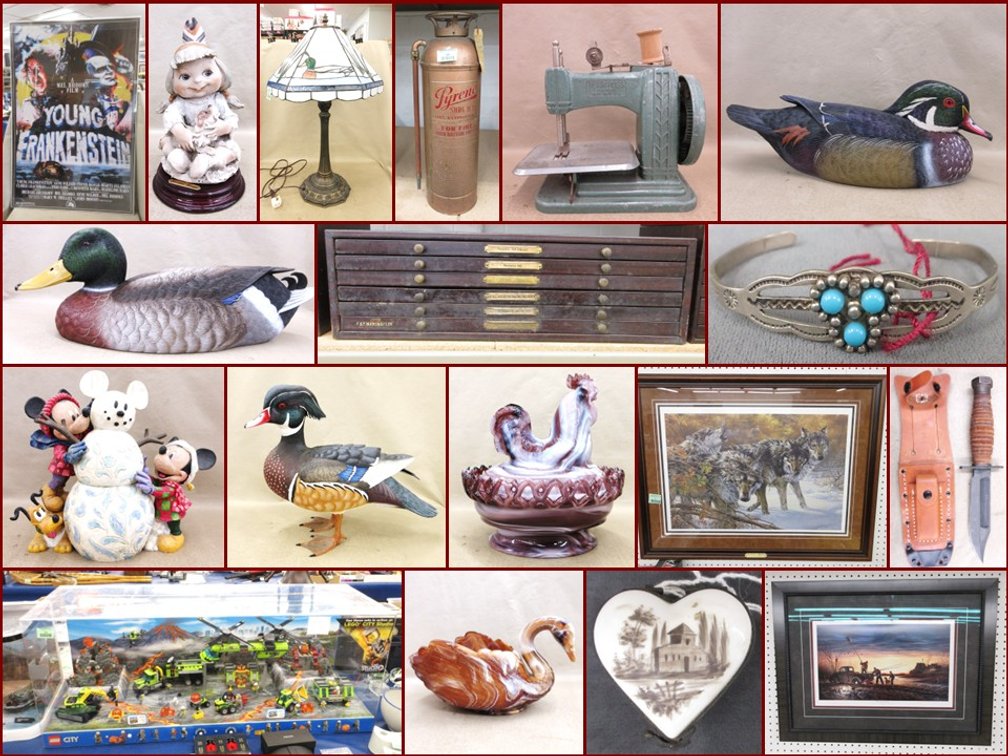 Image for Signed Duck Decoys, Watch Repair Supplies, Jewelry, Antiques and Armani Collectibles (mint green tag)