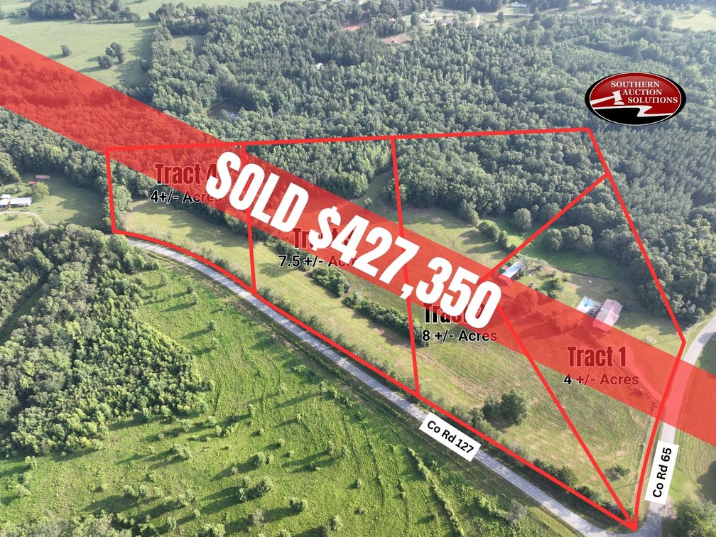 Image for Randolph County Farm & Acreage Auction — Home, Barn & Land Tracts | Roanoke, AL