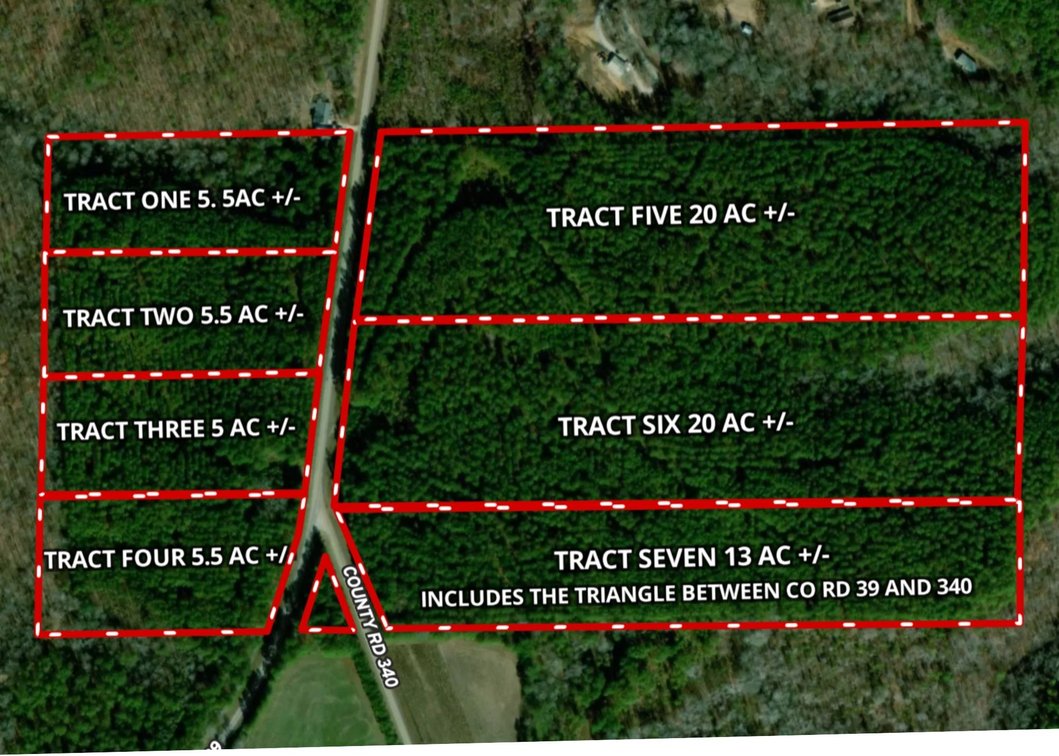 Image for 75+/- Acres in Woodland, Alabama - Offered in 7 Individual Tracts