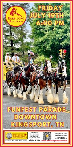Funfest Parade in Downtown Kingsport, Tennessee