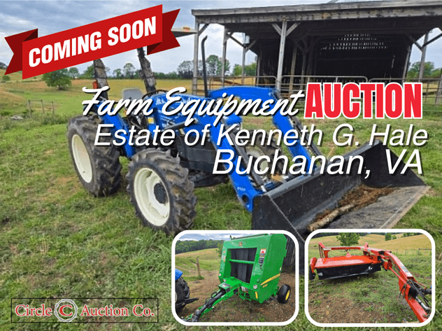 Image for COMING SOON! ESTATE OF KENNETH G. HALE – FARM MACHINERY & PERSONAL PROPERTY AUCTION