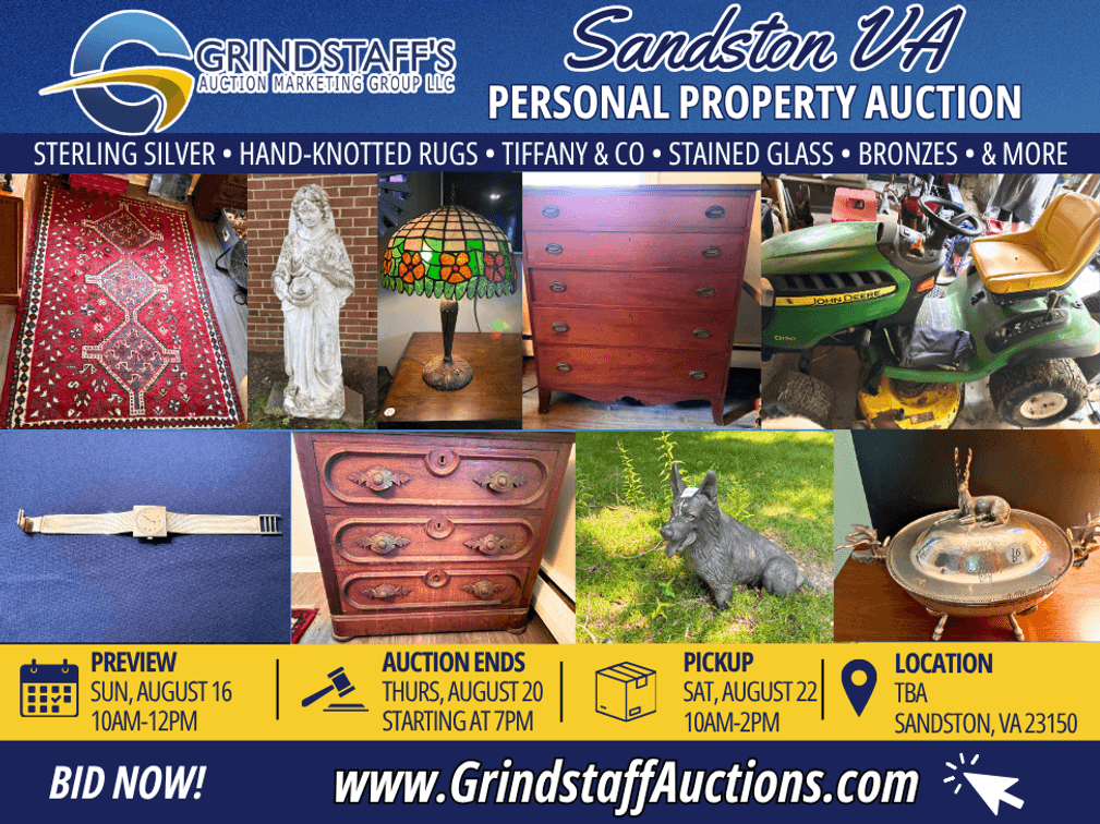 Image for Worth Estate Auction – Antiques, Sterling, Fine Furnishings & Collectibles