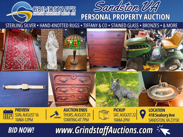 Image for Worth Estate Auction – Antiques, Sterling, Fine Furnishings & Collectibles