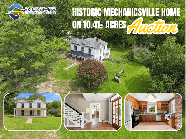 Image for Historic Mechanicsville VA Home on 10.41 Acres | Real Estate Auction
