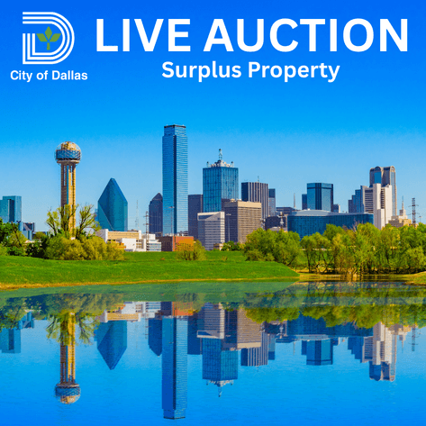 Image for LIVE AUCTION - Selling SURPLUS Property on Behalf of the City of Dallas