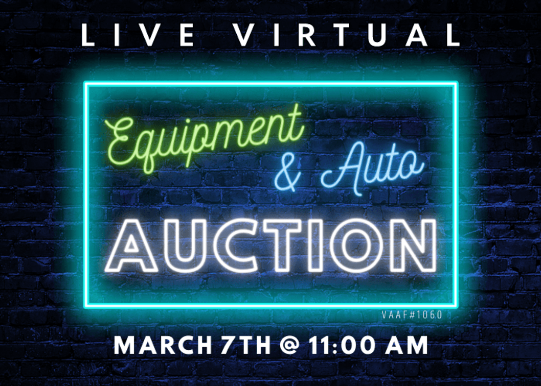 Image for February Live Virtual Equipment Auction
