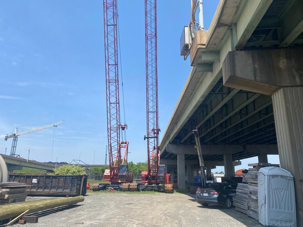 Image for MANITOWOC M80W Crawler Lattice Boom Crane - Norfolk VA