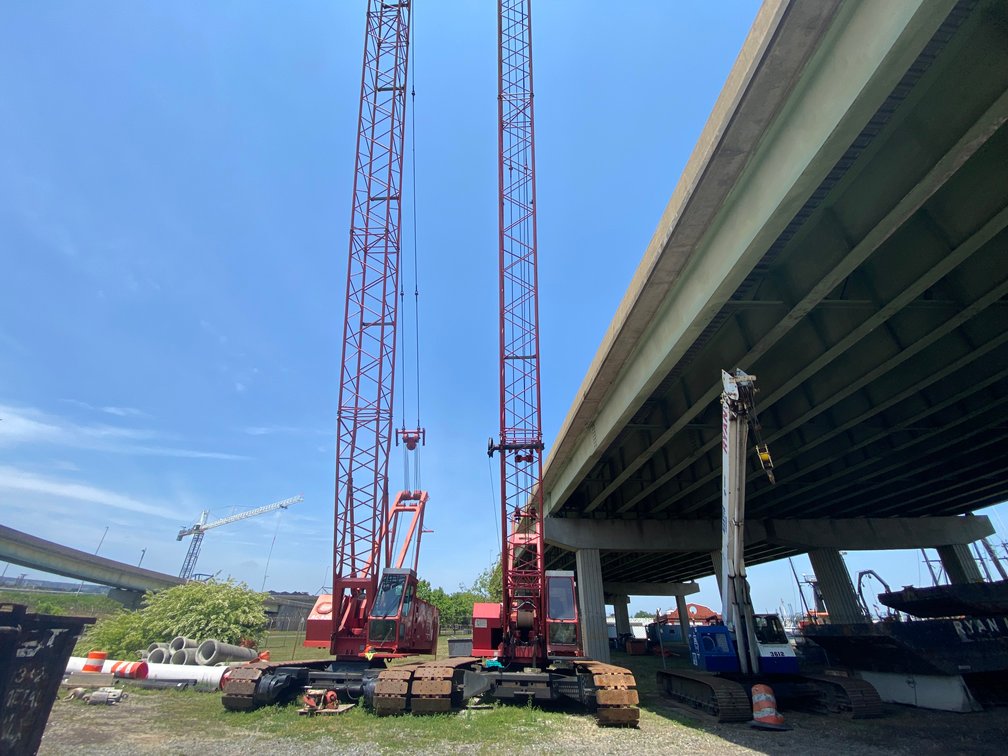 Image for MANITOWOC M80W Crawler Lattice Boom Crane - Norfolk VA
