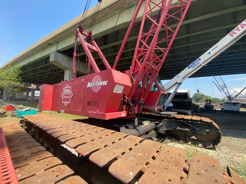 Image for MANITOWOC M80W Crawler Lattice Boom Crane - Norfolk VA
