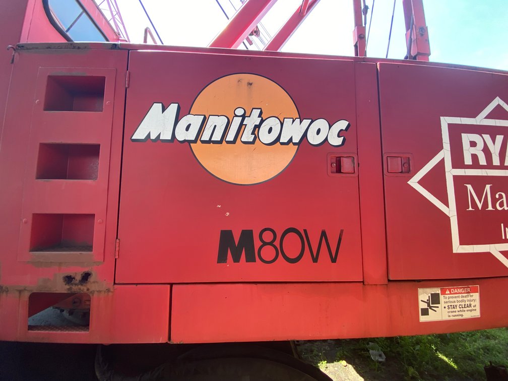 Image for MANITOWOC M80W Crawler Lattice Boom Crane - Norfolk VA