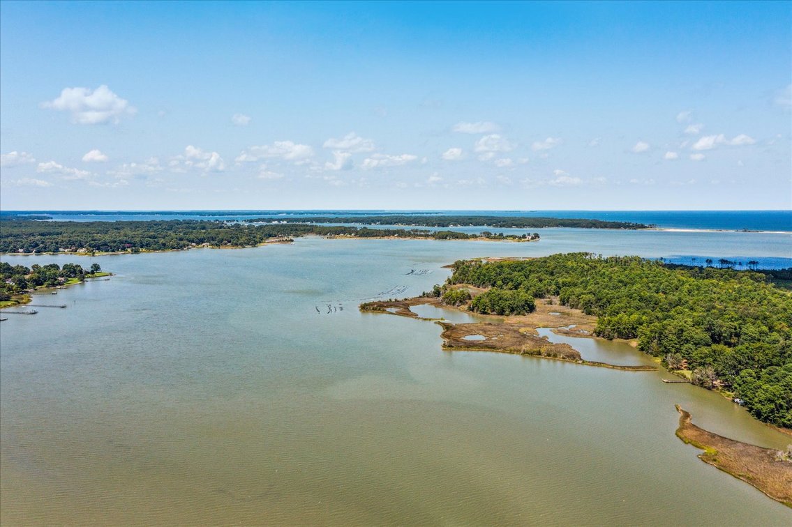 Image for Income Producing Waterfront Estate Mathews VA - Potential Annual Income $138,500 - Ranch Home - Guest Cottage -  Boat Ramp and 15 Slips - Fronting Billups Creek; 967 Lillys Neck Rd