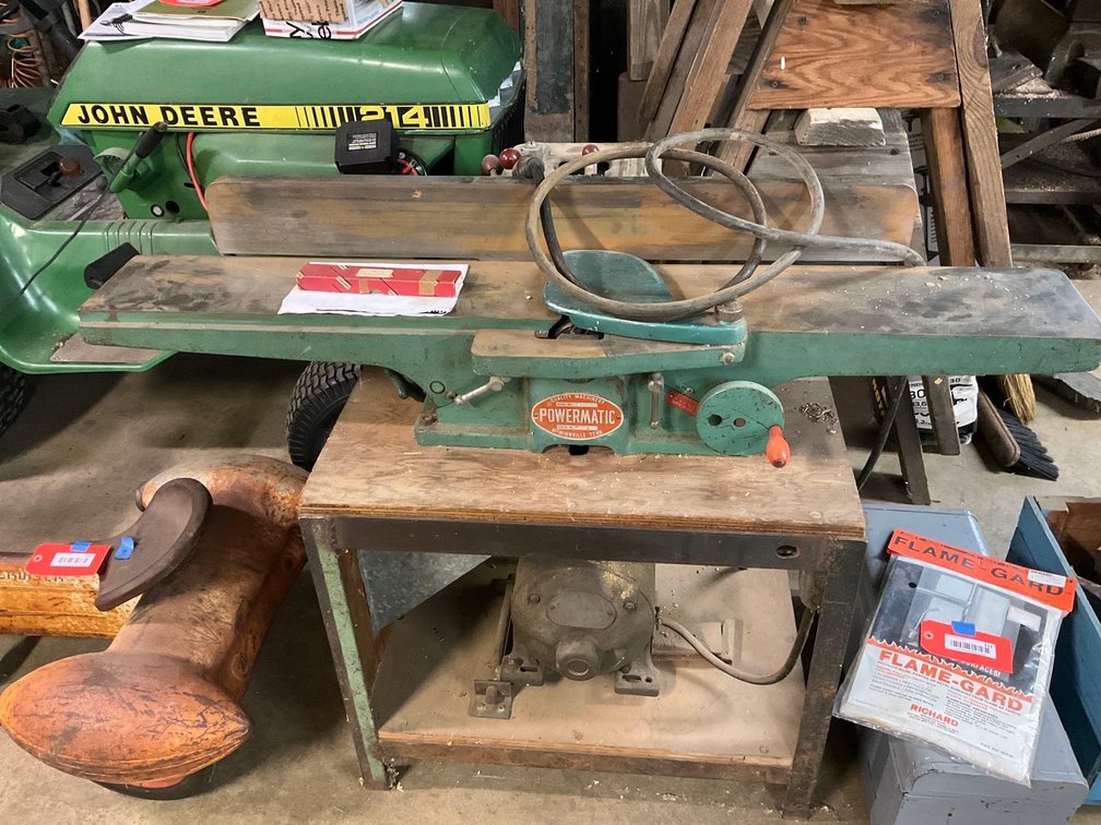Image for John Deere lawn tractor, tools, furniture, collectible-Main St
