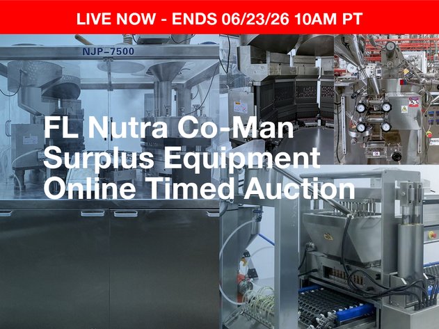 Image for FL Nutra Co-Man Surplus Equipment Online Timed Auction