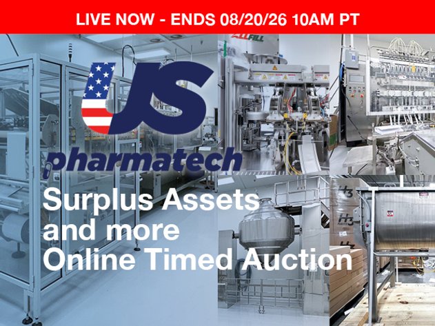 Image for Surplus Assets to US Pharmatech and more Online Timed Auction