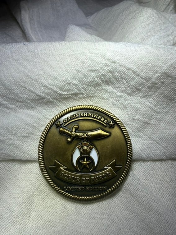 Image for SHRINERS CHALLENGE COINS!-CHARITY AUCTION