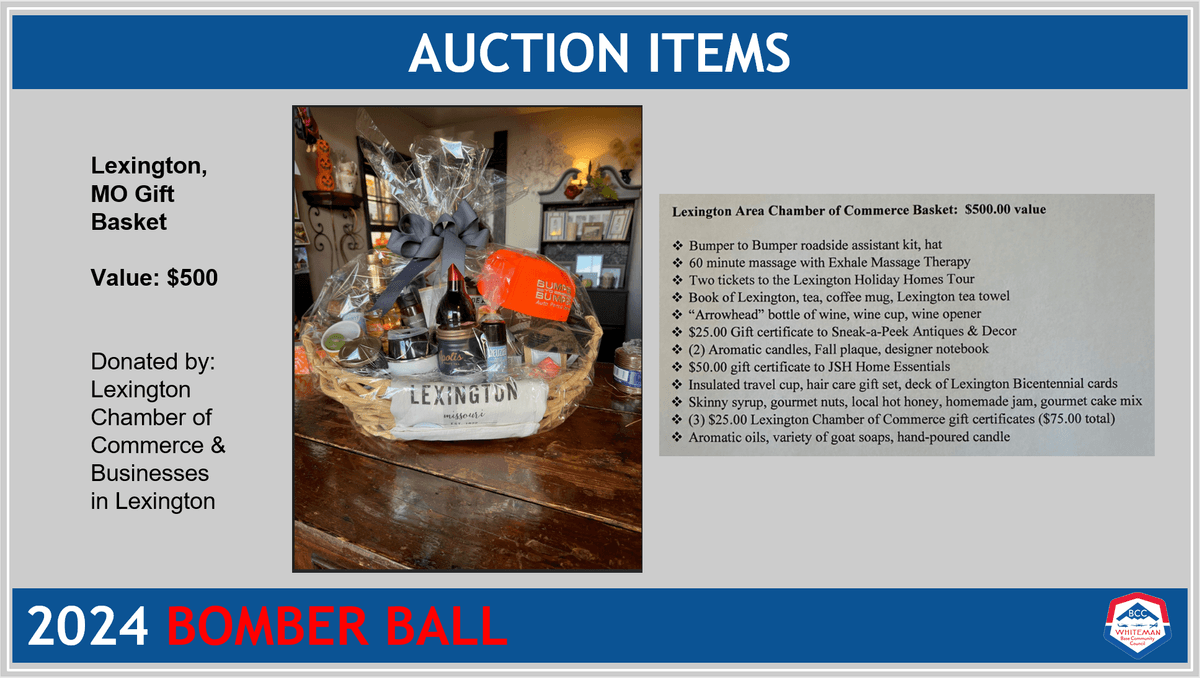 Image for Whiteman BCC Benefit Auction