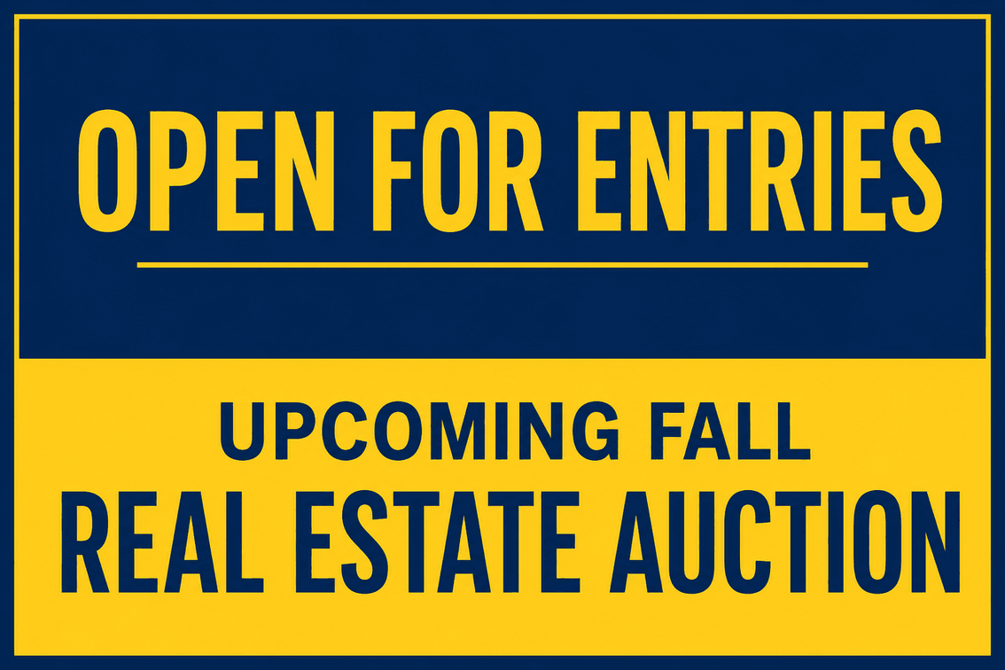 Image for Fall 2026 Multi - Property Real Estate Auction {click here for details}