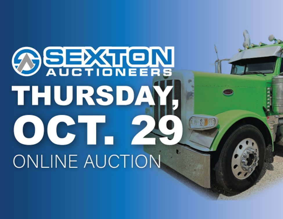 Image for Day One - October 29th | Sexton Auctioneers October 2026 Online Equipment Auction