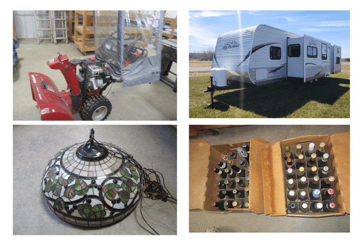 BUHL DO-BID.COM 2012 JAYCO TSBH CAMPER, FISHING & CAMPING GEAR, AND MORE ★ ONLINE AUCTION