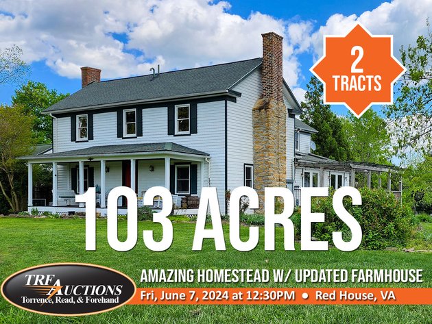 Carya Collis: Beautiful 103 Acre Homestead in Red House VA