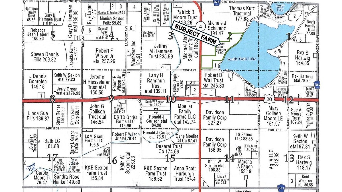 Image for Calhoun County, Iowa Land Auction!