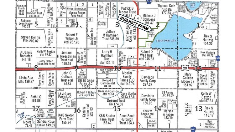 Image for Calhoun County, Iowa Land Auction!