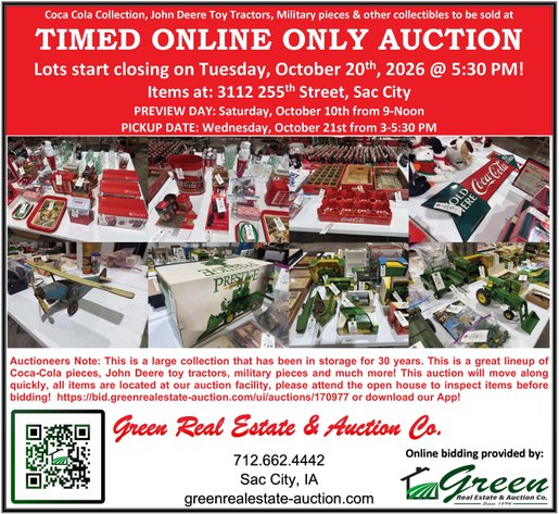 Image for Coca Cola & Other Collectible Auction!