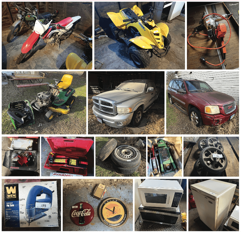 Image for (Maumee OH) Moving Auction, Dirt Bikes, Barn Items, Household, Truck Body, Engine, Scrap (Garden Rd.)