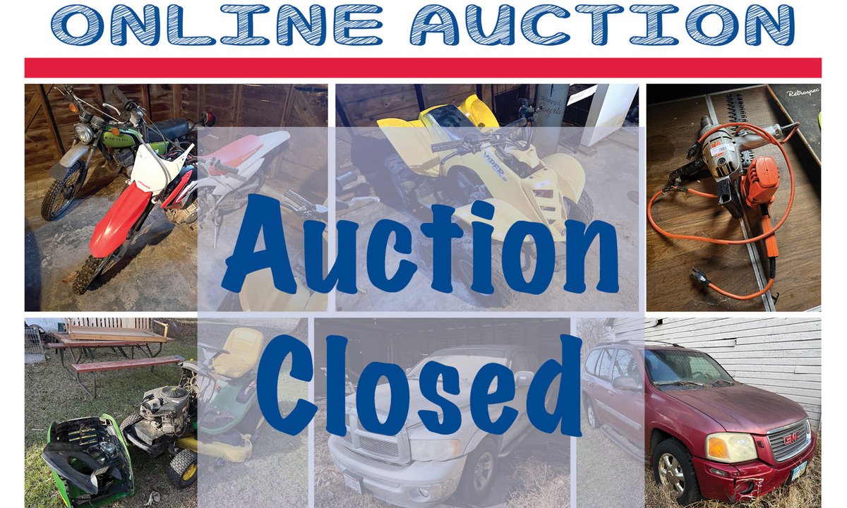 Image for (Maumee OH) Moving Auction, Dirt Bikes, Barn Items, Household, Truck Body, Engine, Scrap (Garden Rd.)