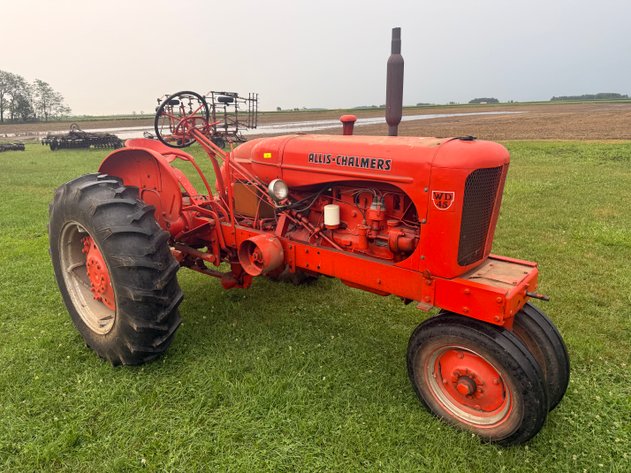 Image for (Custar OH) (4) Tractors, John Deere Combine Harvester, Farm Equipment, Vintage Vehicle Parts, Gravity Wagons, Tools, Household (Weston)