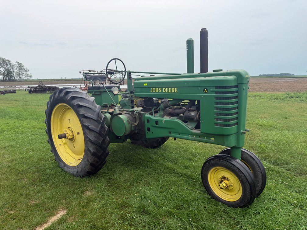 Image for (Custar OH) (4) Tractors, John Deere Combine Harvester, Farm Equipment, Vintage Vehicle Parts, Gravity Wagons, Tools, Household (Weston)